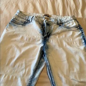 Sz 13 bleached denim jeans